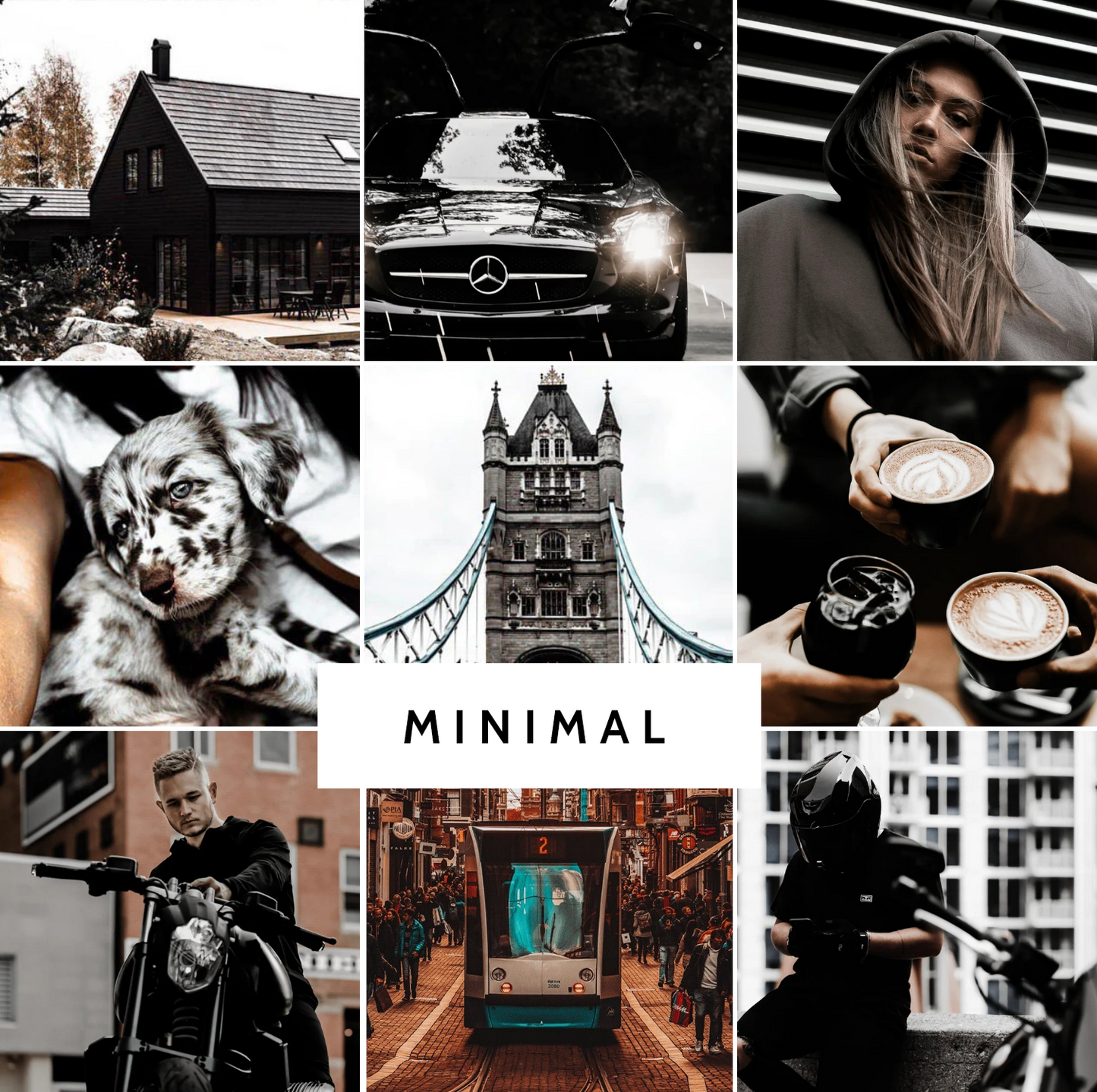 MINIMAL BLACK COLLECTION (20 presets)